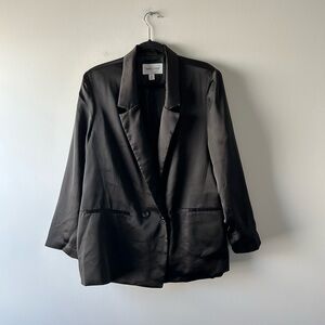 Tribal Jeans black oversized blazer jacket